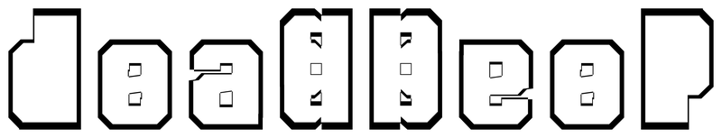 Ambigram for deadbeef in Autumn  